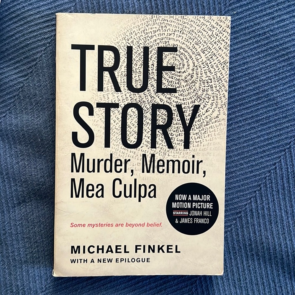 True Story by Michael Finkel paper back book